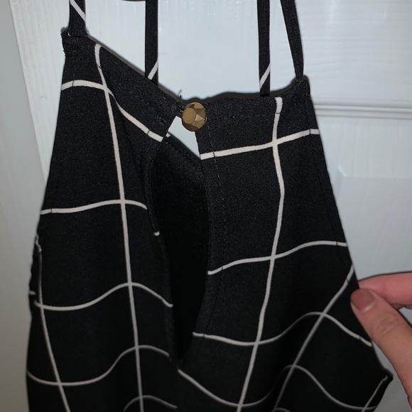 Checkered Body-con Dress - Picture 3 of 3